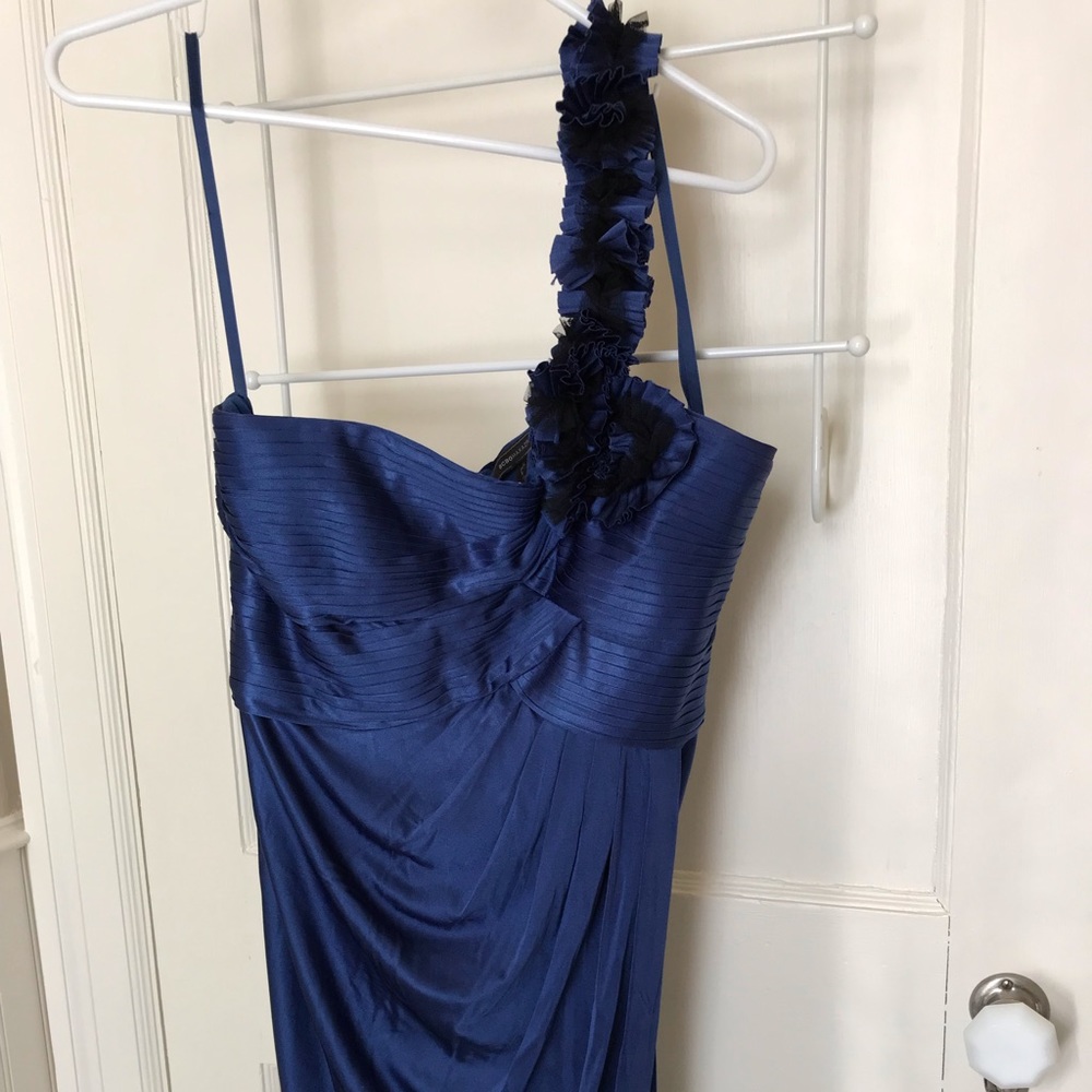 BCBG Navy blue and black cocktail dress